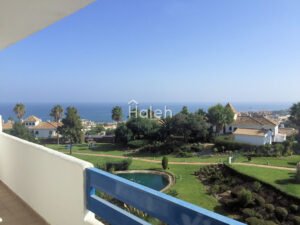 Vista al mar desde la terraza. Piso en Duquesa, Manilva